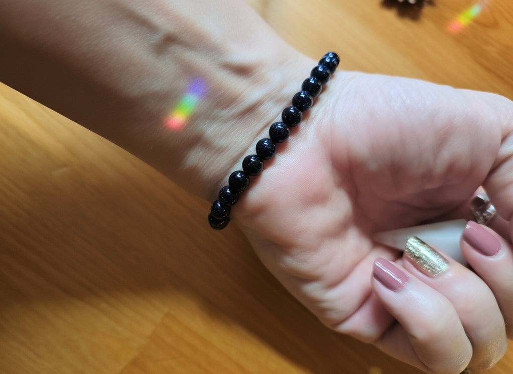 Blue Goldstone Bracelet