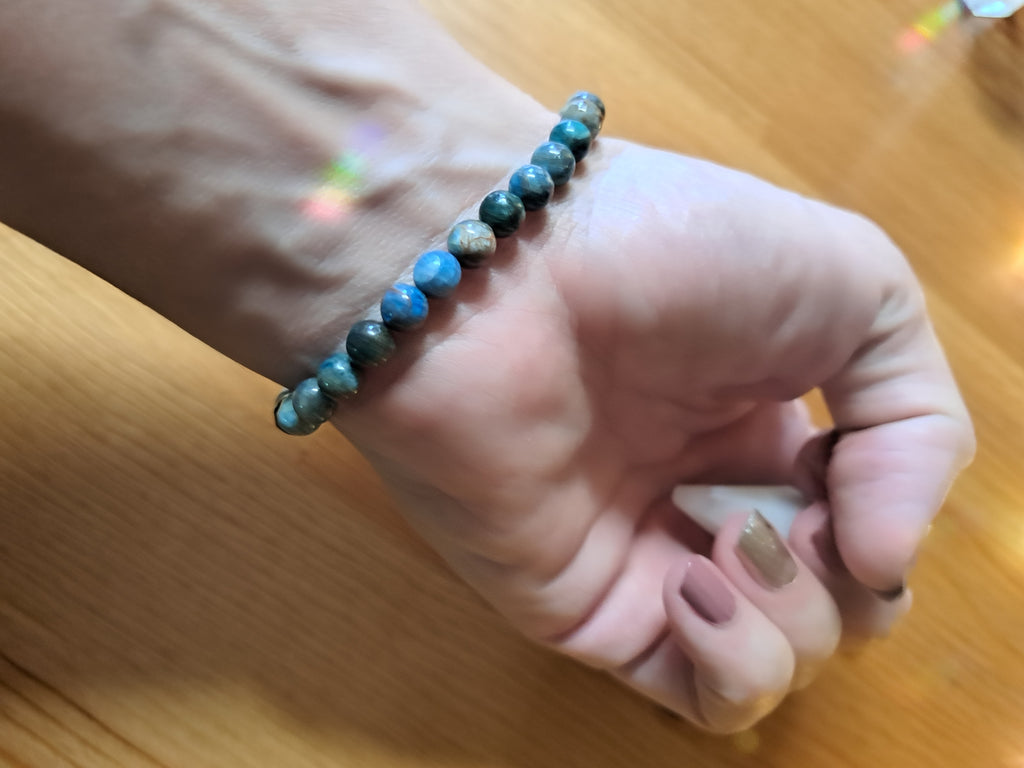 Blue Apatite Bracelet